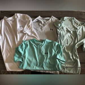 Under Armour men’s ' V-Neck Tees - Dri fit size medium
